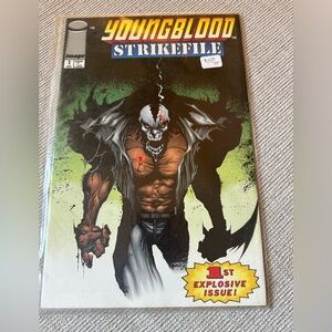 Youngblood Strikefile #1 Comic Book - Bold Black & Green Cover
